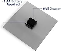 Vista 5 de 3dRose Bandera de jardín, color blanco