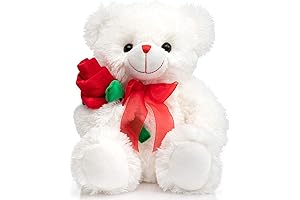 HollyHOME Plush Rose Teddy Bear