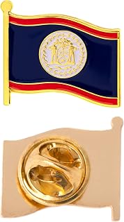 Desert Cactus Belize Lapel Pin Country Enamel Made of Metal Souvenir Hat Men Women Patriotic (Waving Flag Pin)