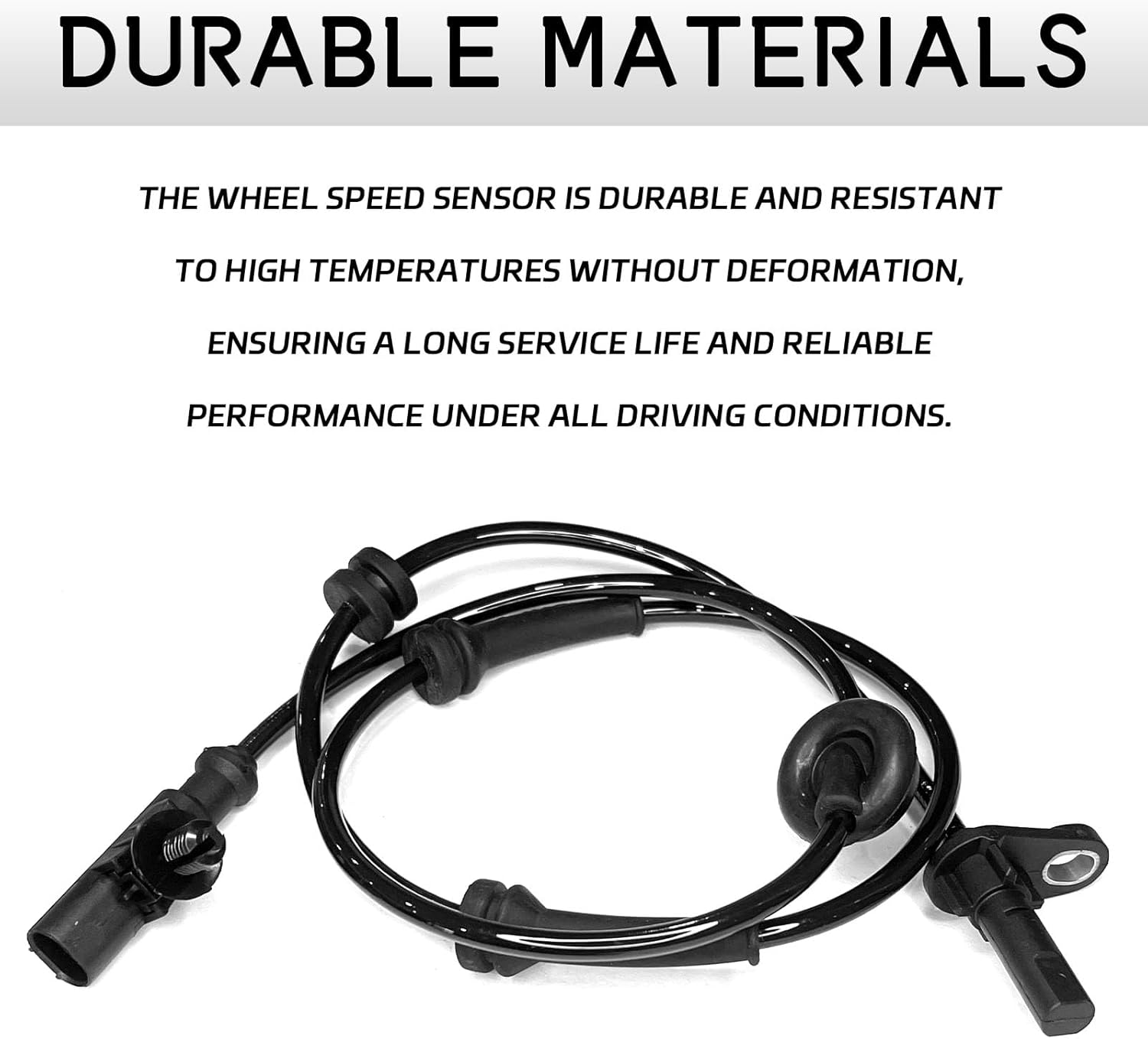 ABS Wheel Speed Sensor Rear Left, Automotive Replacement Anti-Lock Brake Speed Sensors 3630050U2010, Left Rear Wheel Speed ABS Sensor Sensing Device Cable Direct Fit Heyue Models Brake System