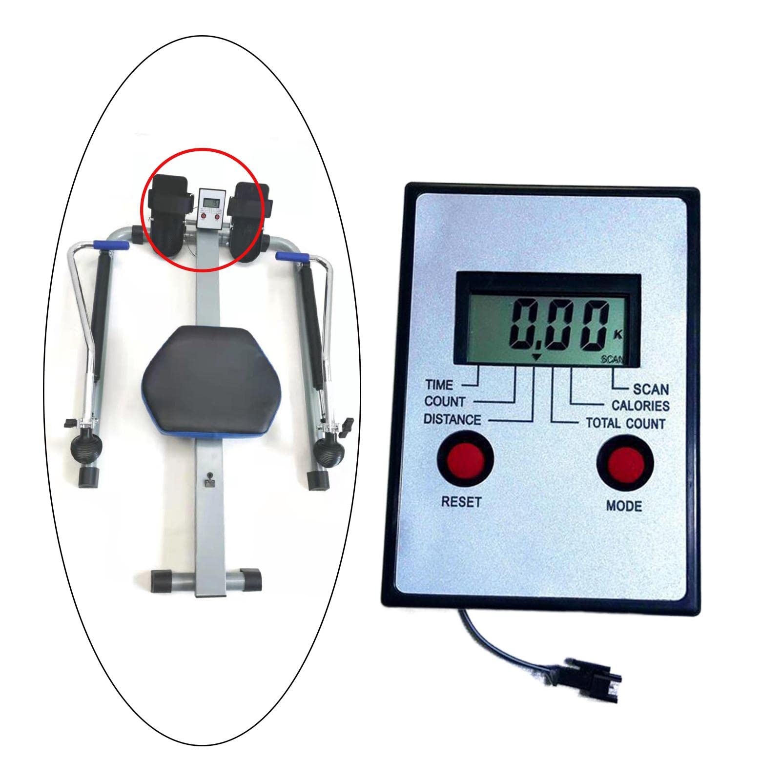 fahrradcomputer kalorienzähler Baoblaze Multifunktionaler Rudergerät Zähler Ersatz Monitor Tachometer für Heimtrainer Heimtrainer Sport & Freizeit Gazelle - Rahmengröße:Größe 53 - (165-178 cm) 300 Euro Rabatt: Dieser L4: Kinderspielzeug