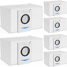 Tiypitcay 6Pack Disposable Dust Bag for ECOVACS DEEBOT X1 Omni Auto-Empy Station, 3L Large Capacity Replacement Bag
