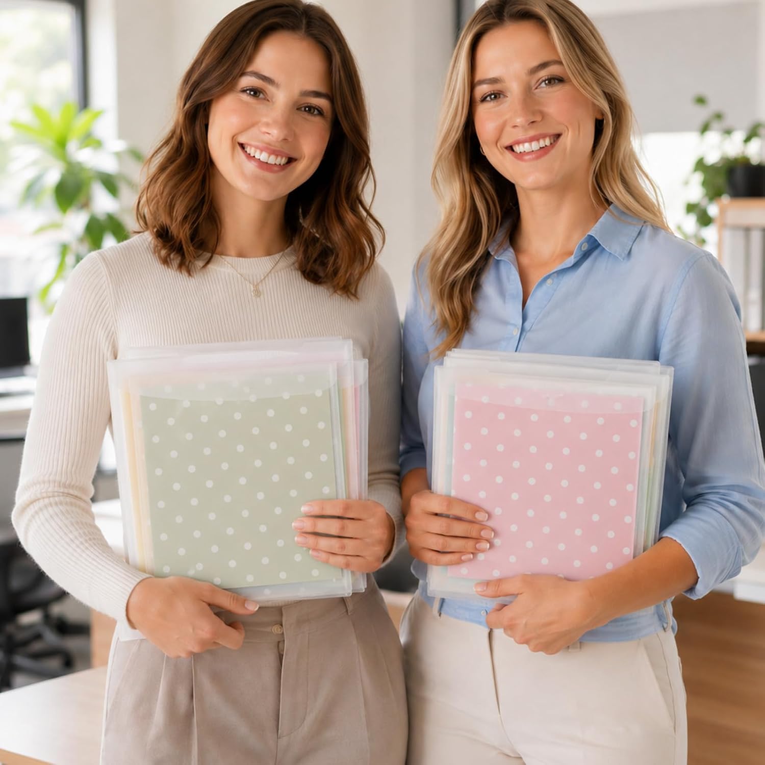 36Pcs Clear Scrapbook Paper Storage Organizer, 12x12 inch Top Loading Plastic Paper Cardstock Holder with 120Pcs Sticky Index Tabs, for Holding Scrapbook Vinyl Sheet Photos File