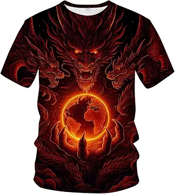 Blissboy Funny Animal Graphic T-Shirt Novelty Short Sleeve Crewneck Shirt