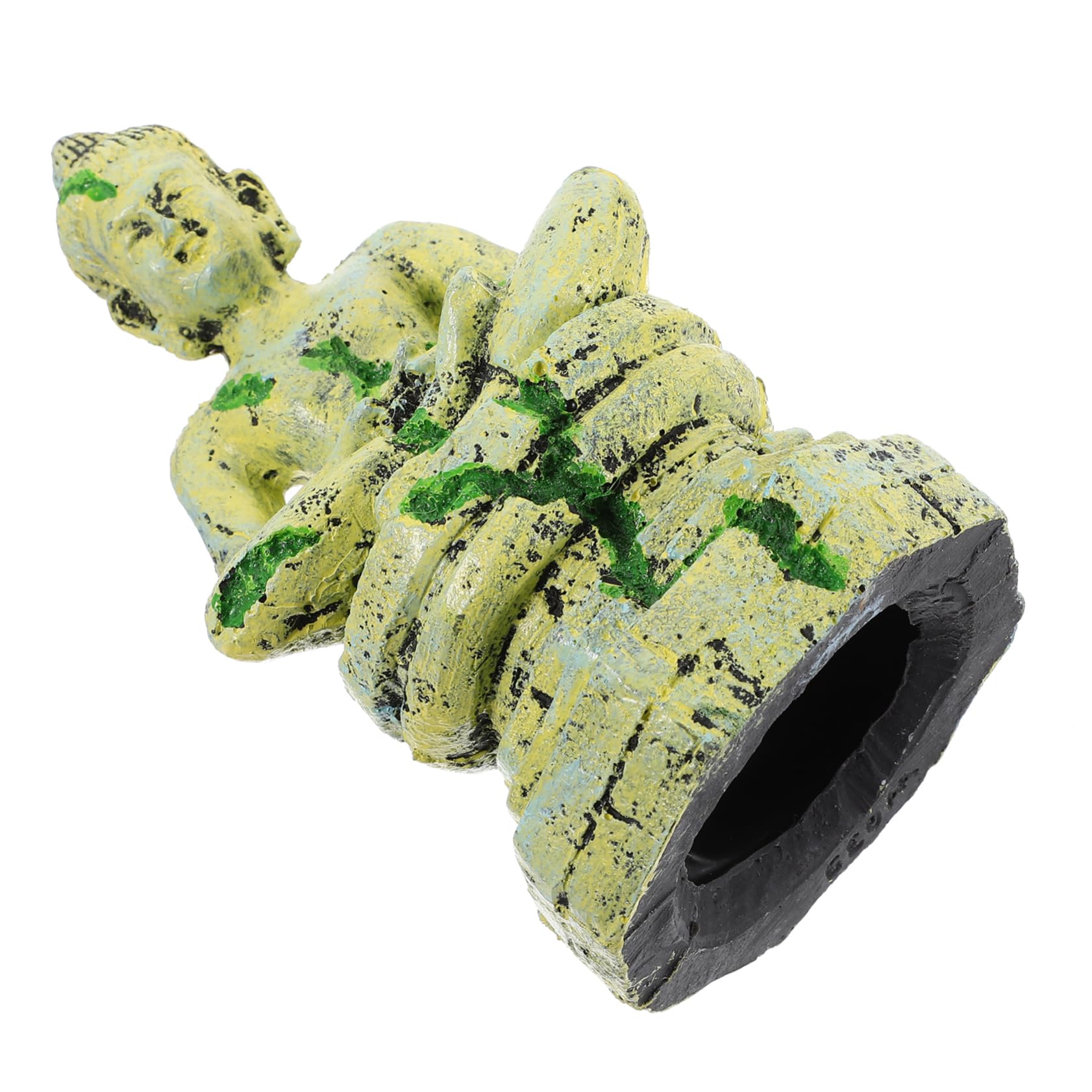 ULTECHNOVO 2 Pezzi Decorazione Dell'acquario Arredamento Accessori Per Acquari Ornamenti Di Roccia Dell'acquario Guidato Ornamento Di Scena Di Acquario Pesce Artificiale Resina