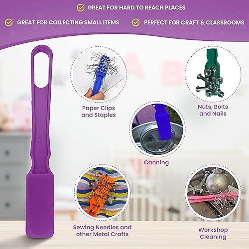 Miniatura 3 de MR CHIPS Varitas magnéticas de bingo fabricadas en Estados Unidos, 7 colores para elegir, 1 pieza, ideal para bingo, experimentos científicos,