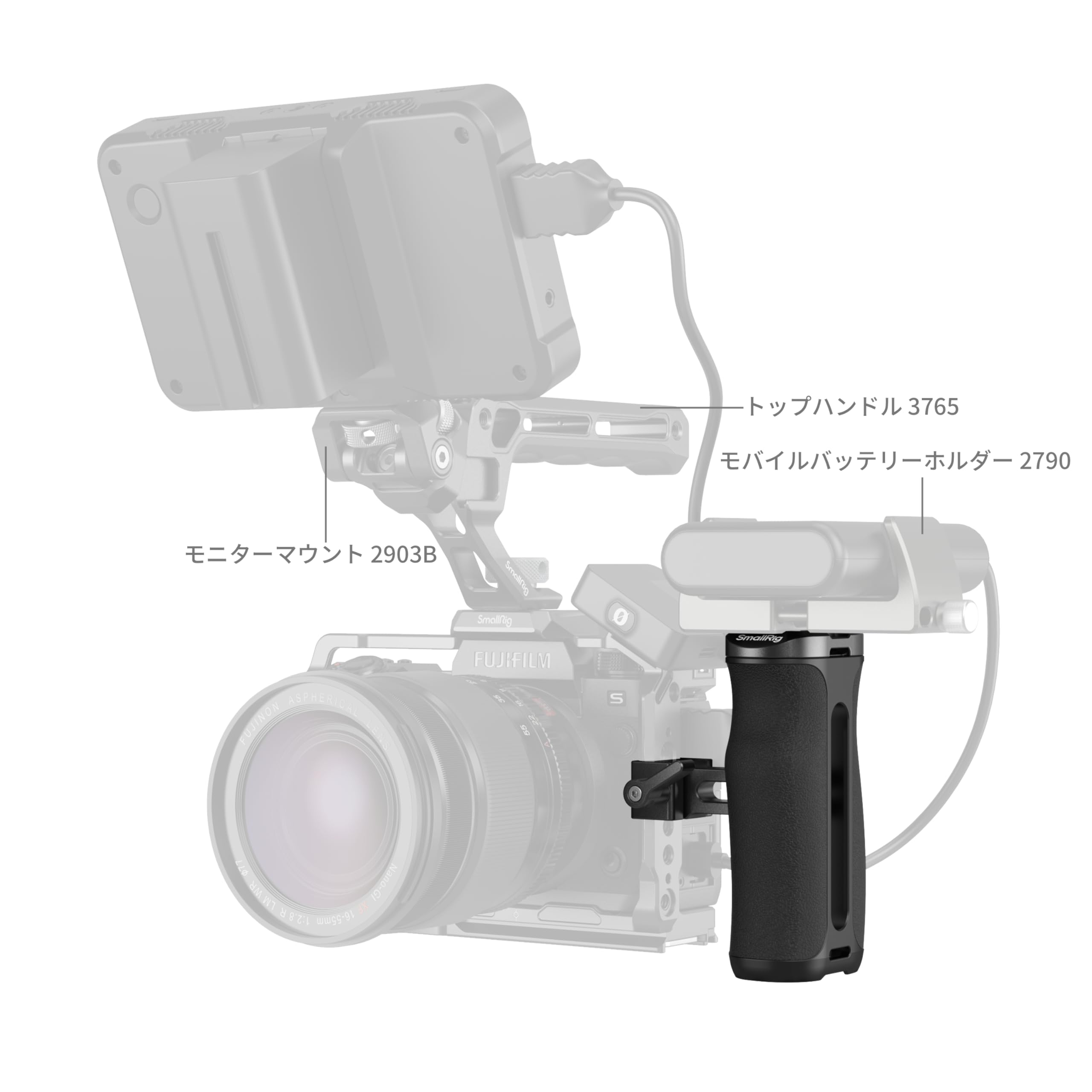 Amazon | SmallRig NATOサイドハンドル カメラケージ対応 ユニバーサル