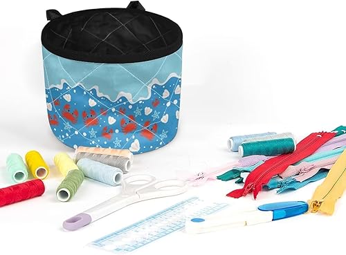 Miniatura 139 de Estera de máquina de coser con flores brillantes y florales bohemias, reduce la vibración, antideslizante, organizador duradero