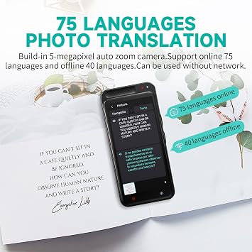 Language Translator Device No WiFi Needed, Latest Two-Way Language Translator in 138 Languages, Online/Offline/AI/Voice/Photo Translation, Standy 240H,
