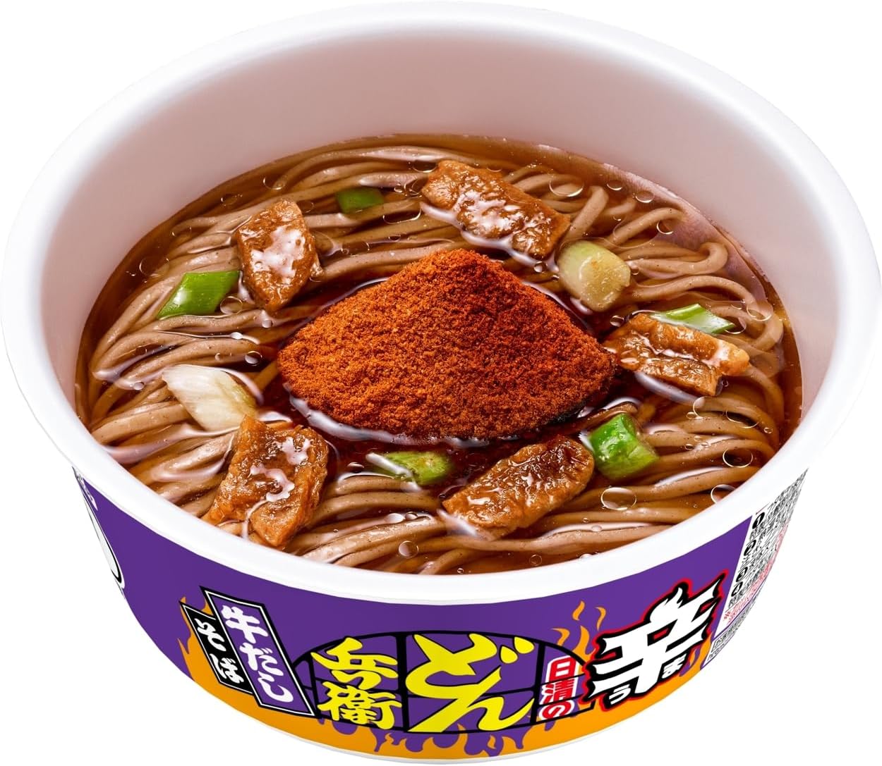 日清の辛どん兵衛 豚だしうどん・ 牛だしそば