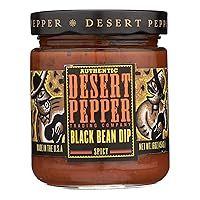 Vista 1 de Desert Pepper - Dip de frijoles negros picantes Desert Pepper (6 x 16 onzas)