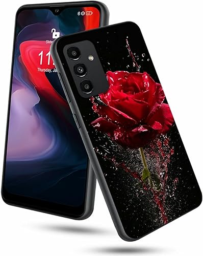 Miniatura 26 de Funda protectora para Samsung Galaxy A13 5G/A04S para Samsung Galaxy A13 5G/A04S, funda de silicona TPU suave con calavera de rosa, diseño elegante