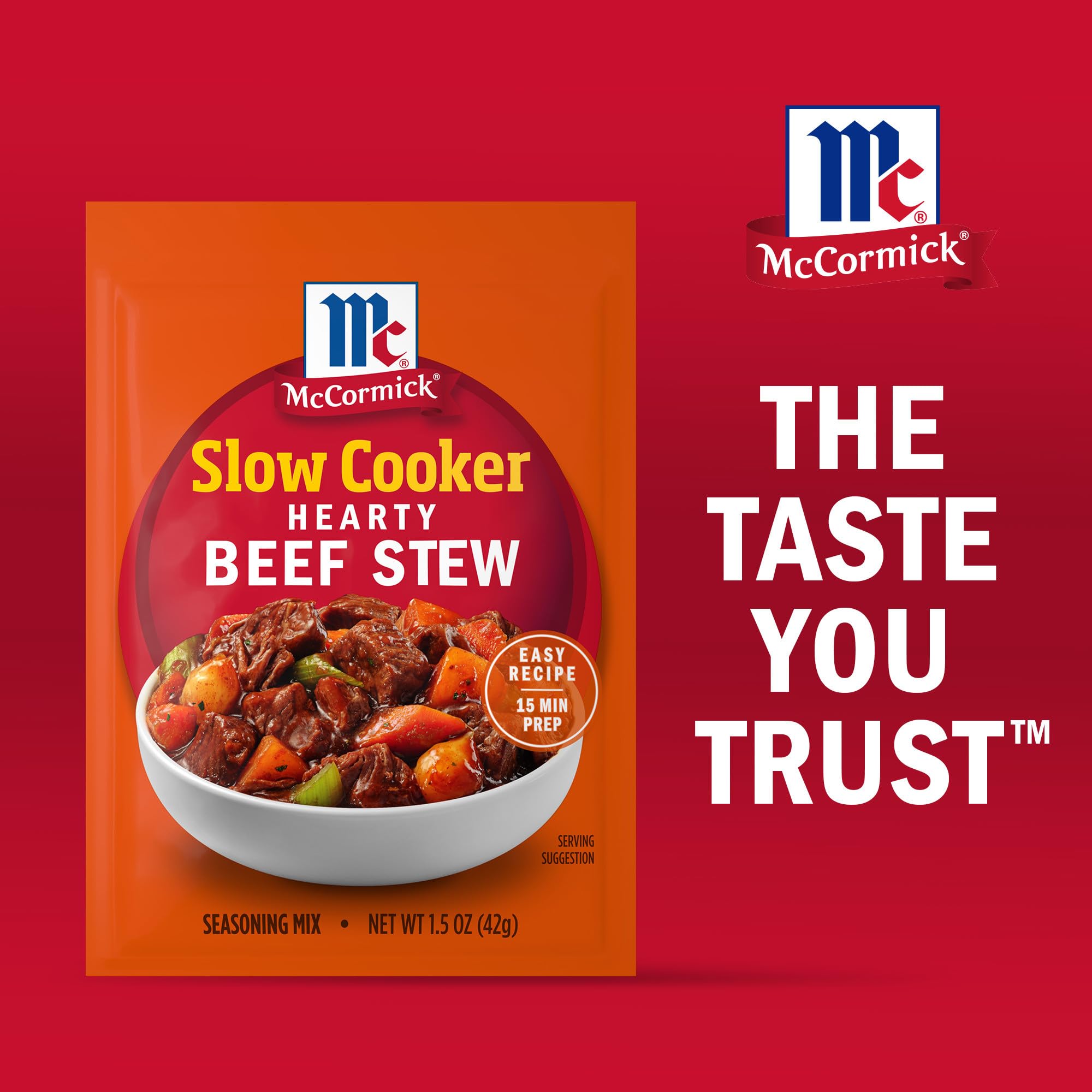 McCormick Slow Cooker Hearty Beef Stew Seasoning Mix 1 5 oz — view 19
