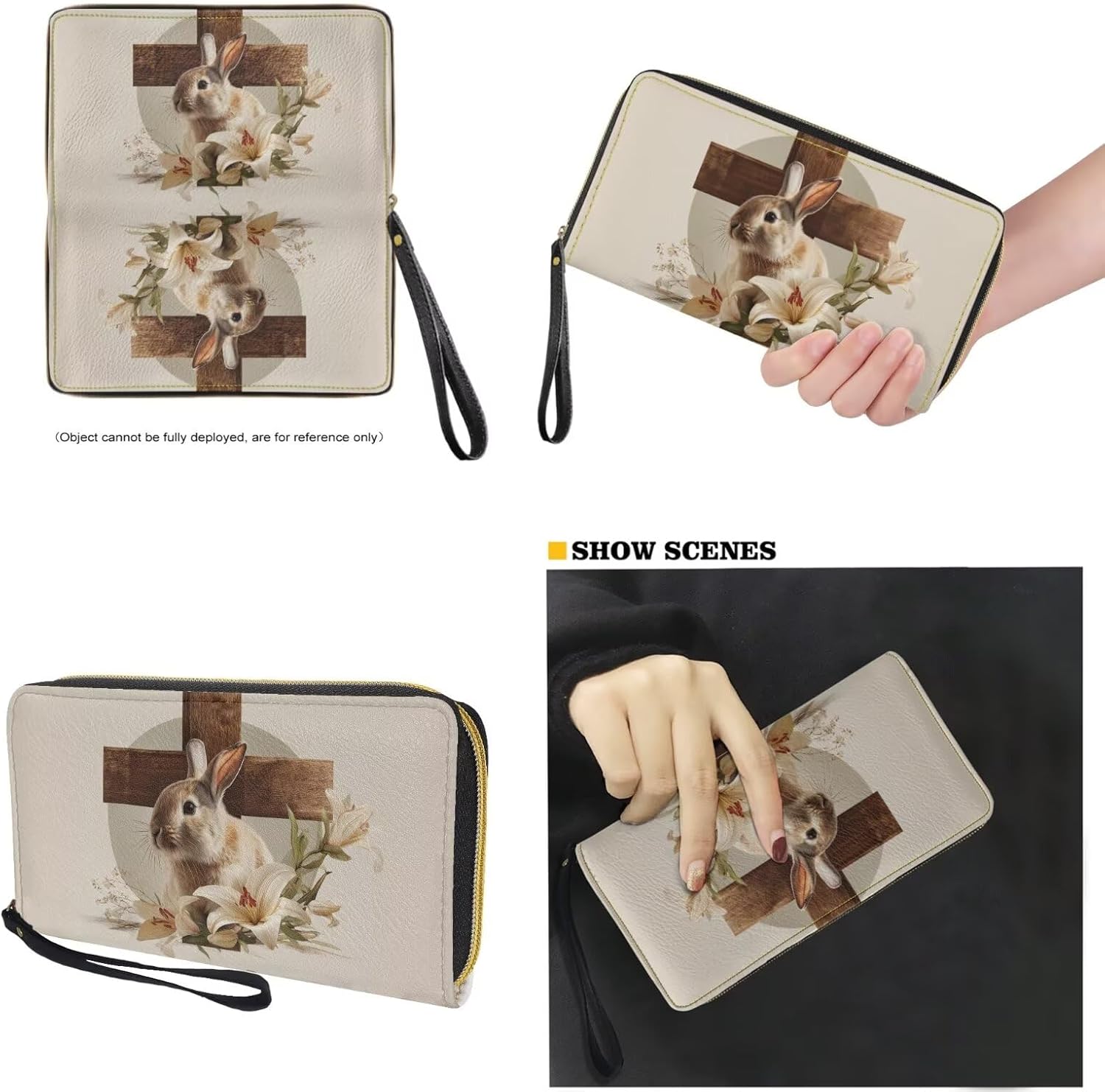 Womens Wallet and Purse Set Tote Bag Hobo Shoulder Handbag with Matching Purse Pu Leather Top Handle Handbag - Image 2