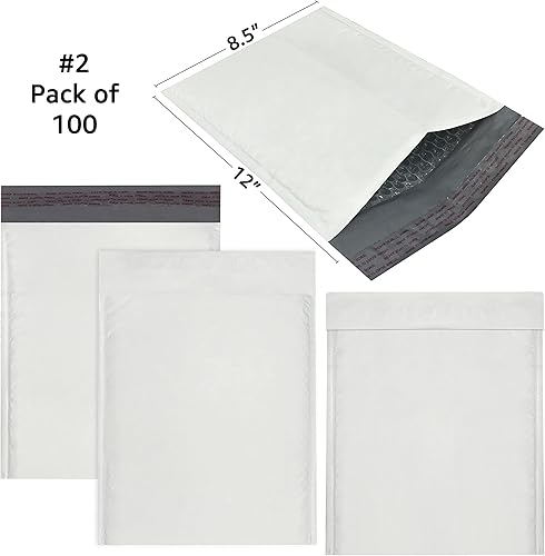 Miniatura 44 de Sobres acolchados de burbujas de polietileno – (250 unidades, #0 – 6 x 10 pulgadas) paquete y envío – autosellado estándar industrial producto