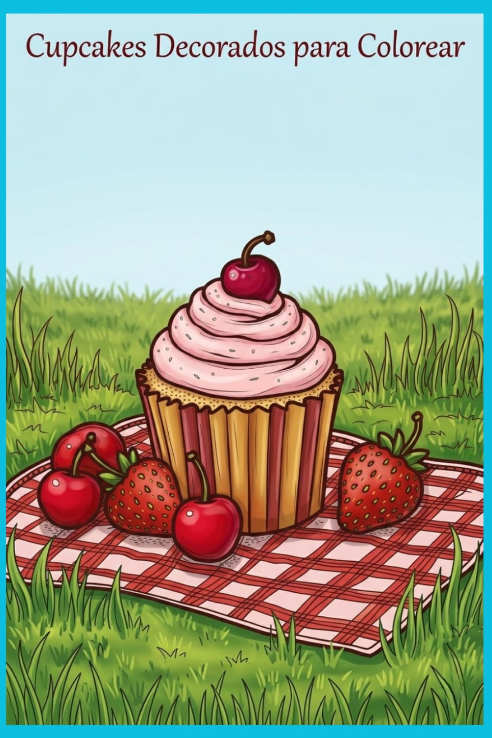 Cupcakes Decorados para Colorear: Dulces diseños para colorear y dejar volar tu imaginación