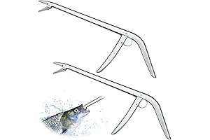2 Pieces Stainless Steel Fish Hook Remover Fishing Extractor Freshwater and Saltwater...