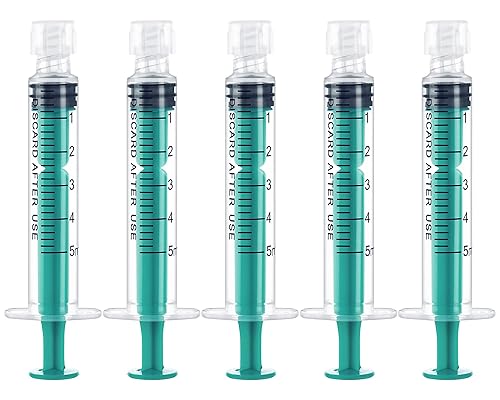 Miniatura 39 de SHAOTONG Jeringas Luer Lock de 0.3 fl oz sin aguja, con tapa, estéril, paquete de 20