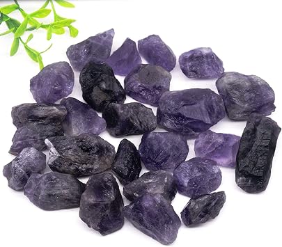Natural Amethyst Raw Quartz Crystals Minerals Specimen Bulk Tumbled Home Decoration