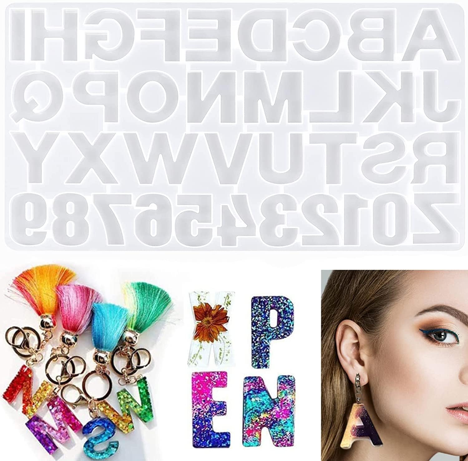 Polaris fox Pack of 1 Alphabet Mould | Resin Alphabet Mould | 1