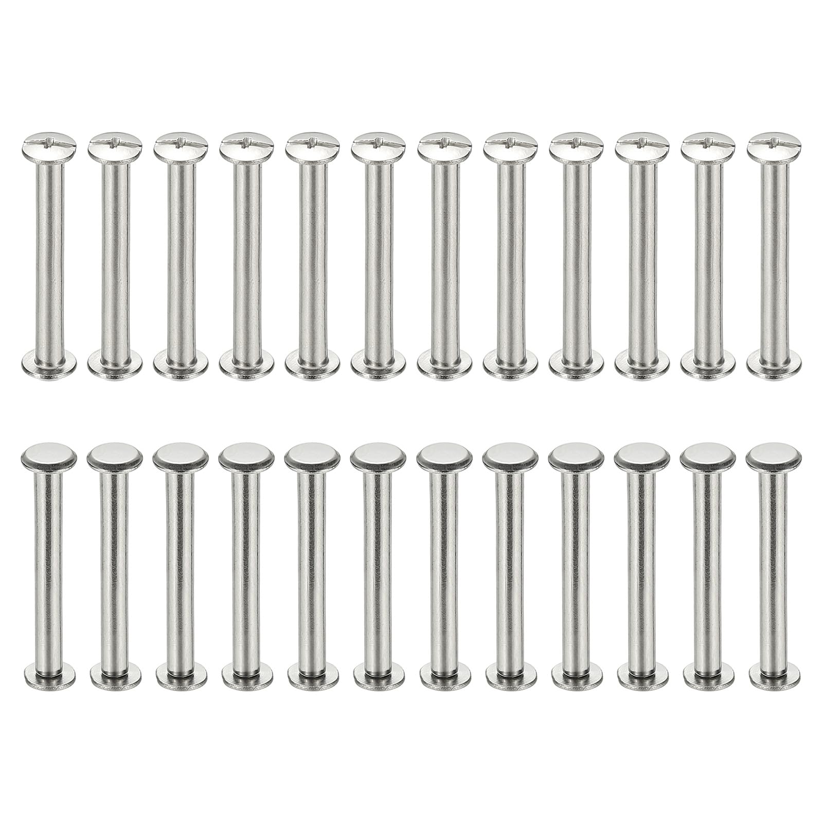 PATIKIL 24 Sets Chicago Screws