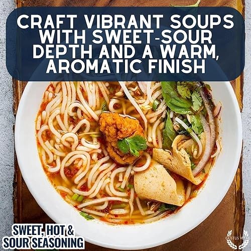 Miniatura 3 de Condimento dulce, picante y agrio | Mezcla de especias gourmet | Sin sal | Sin OMG, totalmente natural | Hecho a mano en pequeños lotes en Estados