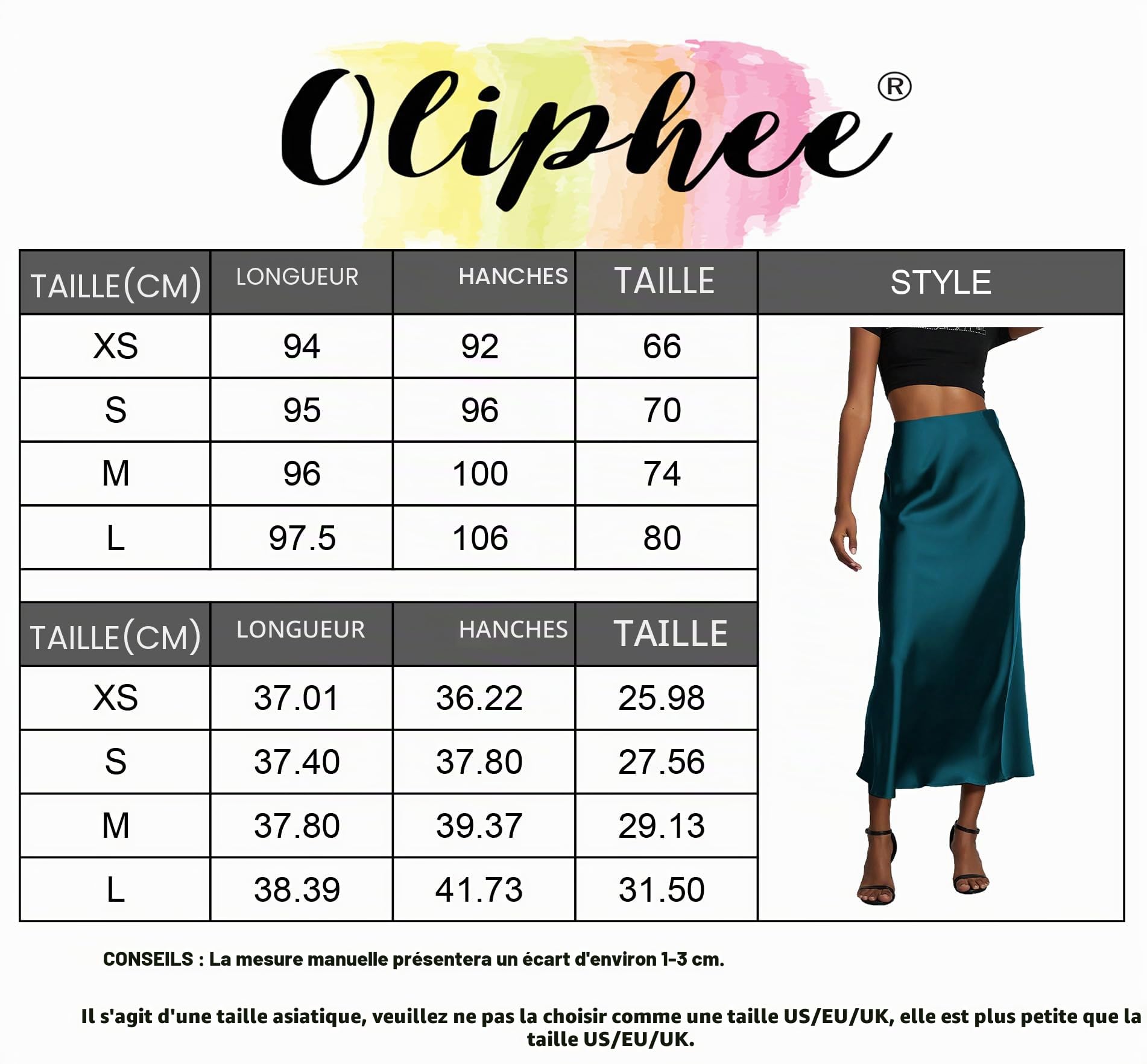 Jupe Longue Femme Jupe Satin Taille Haute Elastique Robe Femme Robe Satin Ligne A Couleur Unie Casual Chic Élégante Soirée