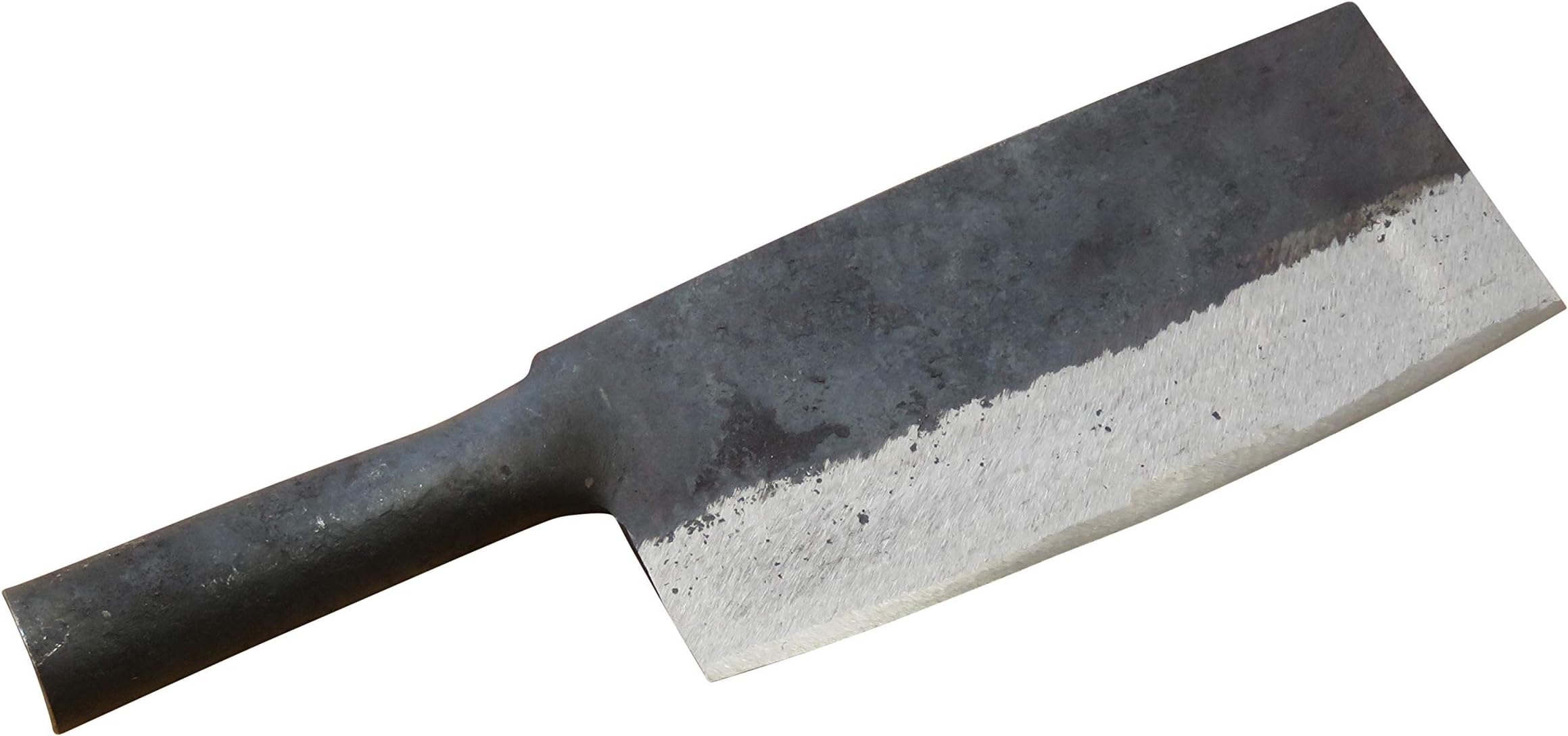 Crude - Chinese Cleaver Meat Chopping Knife, 7.5 inch, Carbon Steel, All Steel, One Piece Design