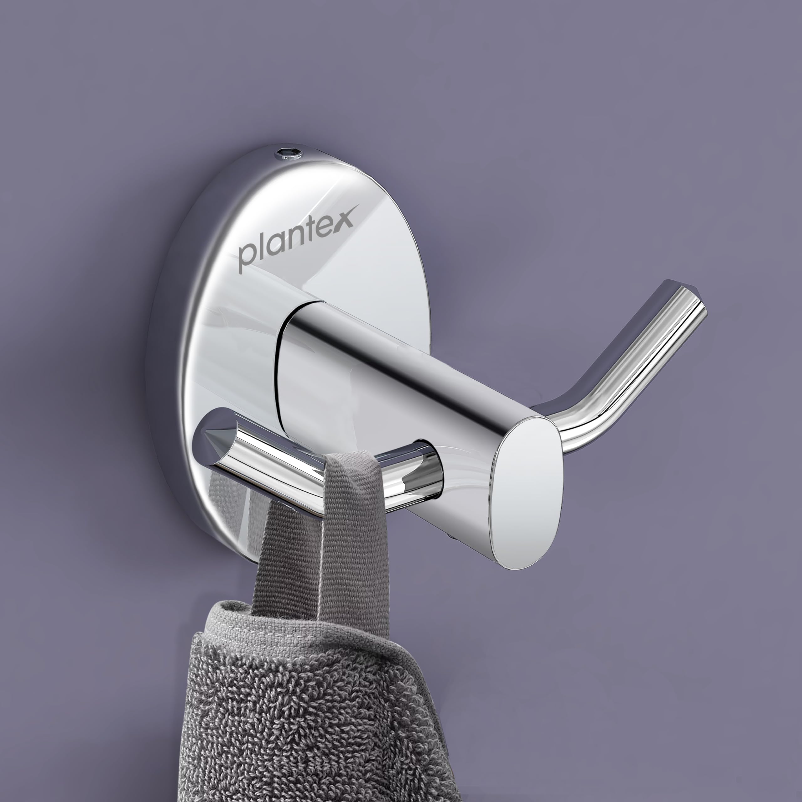 Plantex 304 Grade Stainless Steel Hooks for Hanging Clothes and Towels in Bathroom/Living Room/Bathroom Accessories - Olive (Chrome) (B08V535LJJ) Amazon Price History, Amazon Price Tracker