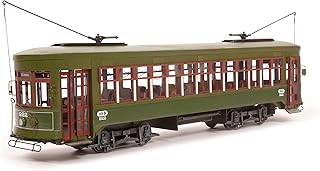 Occre New Orleans Cable Car 1:24 Streetcar Named Desire with Paintset Wood Model Kit to Build for Adults