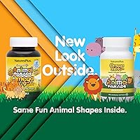 Vista 2 de NaturesPlus Animal Parade Omega 3/6/9 Junior, sabor a limón, 90 cápsulas blandas, promueve la salud inmunológica, de la piel, los ojos y el sistema