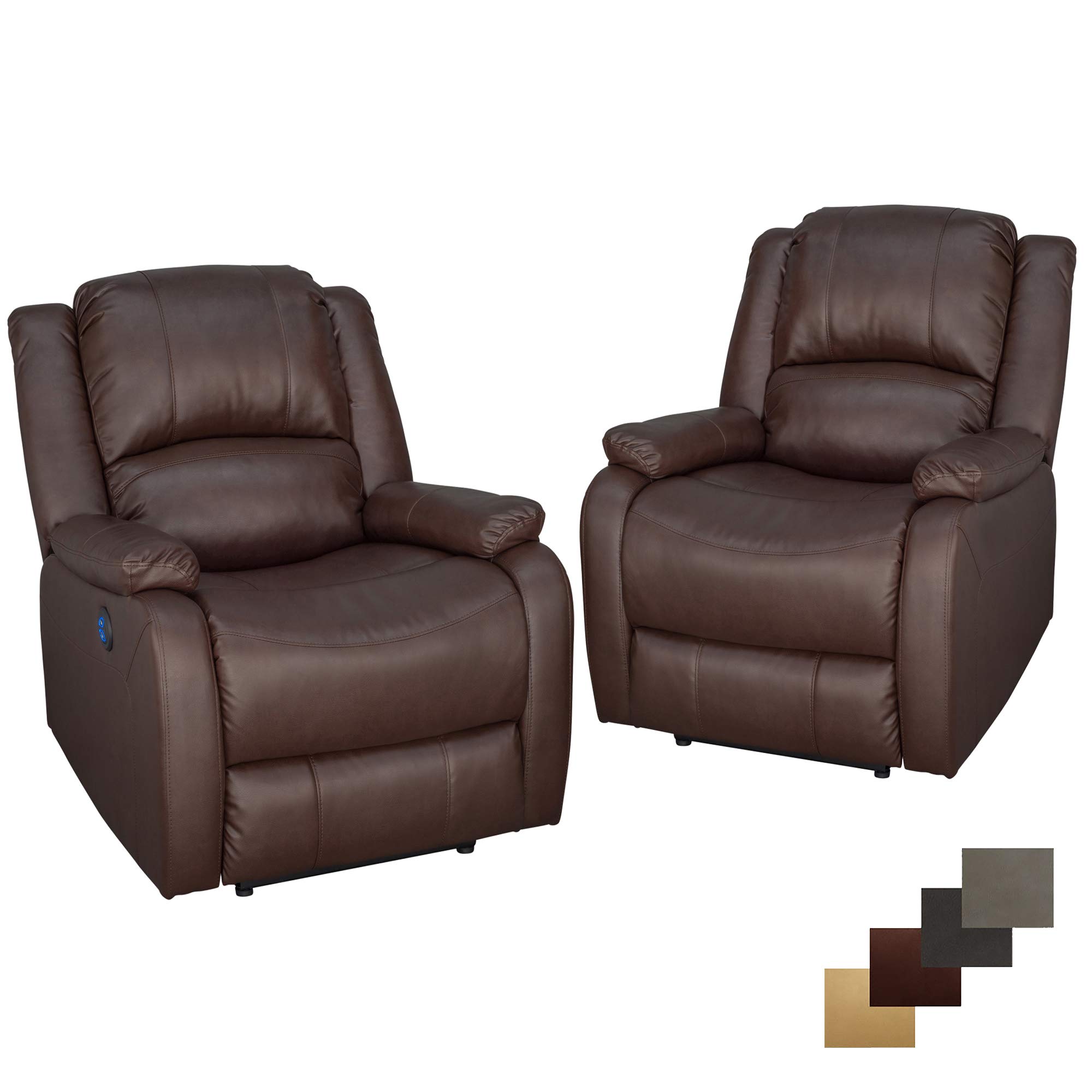 Buy RecPro Charles 30" Powered RV Wall Hugger Recliner Set of 2 Zero