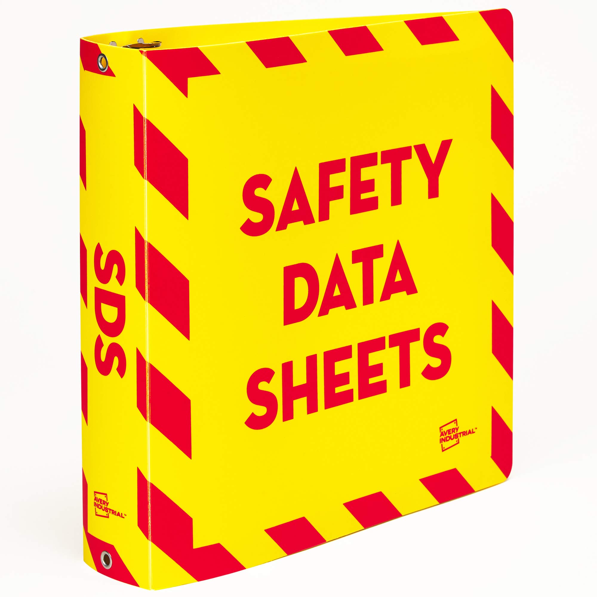 Avery UltraDuty SDS Binder with Chain, Durable Poly Binder, 2" Slant Rings, Holds 530 Sheets (77712)