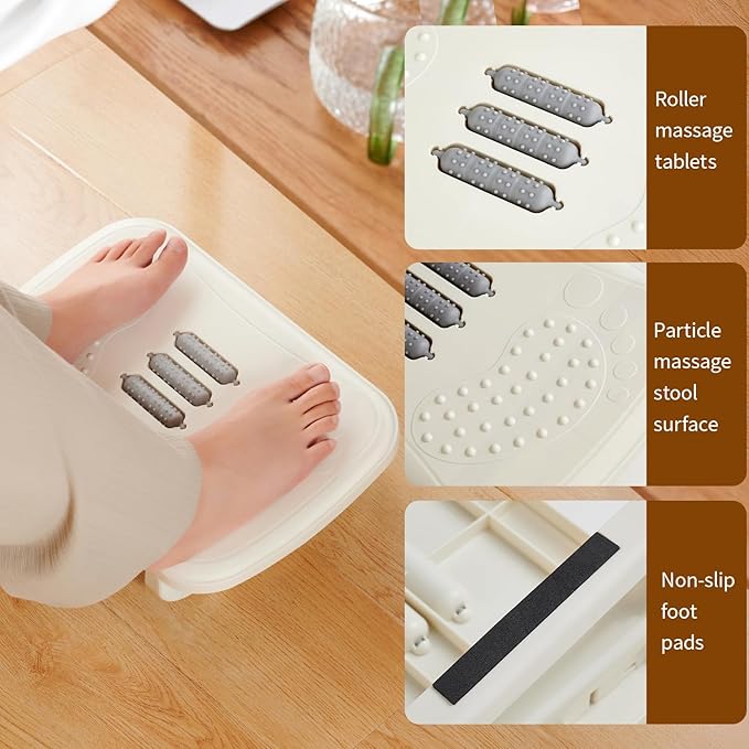 Reposapiés Ergonómico con Rodillos de Masaje Antideslizante miniatura 4