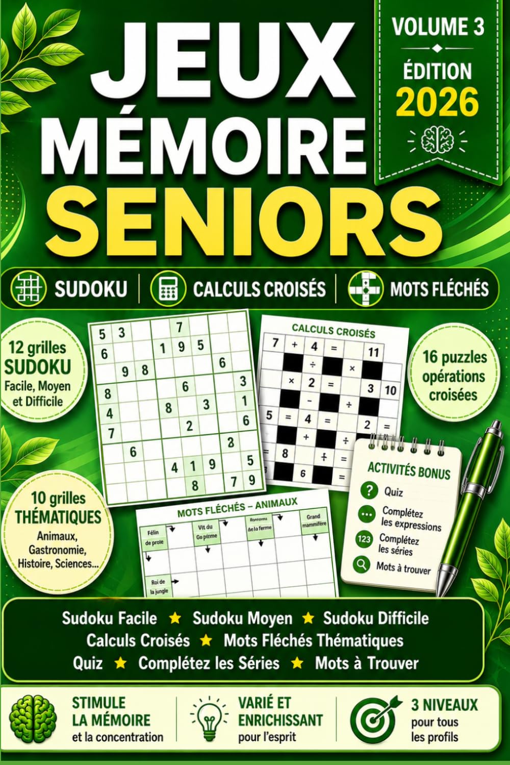 jeux de mémoire seniors vol3 2026