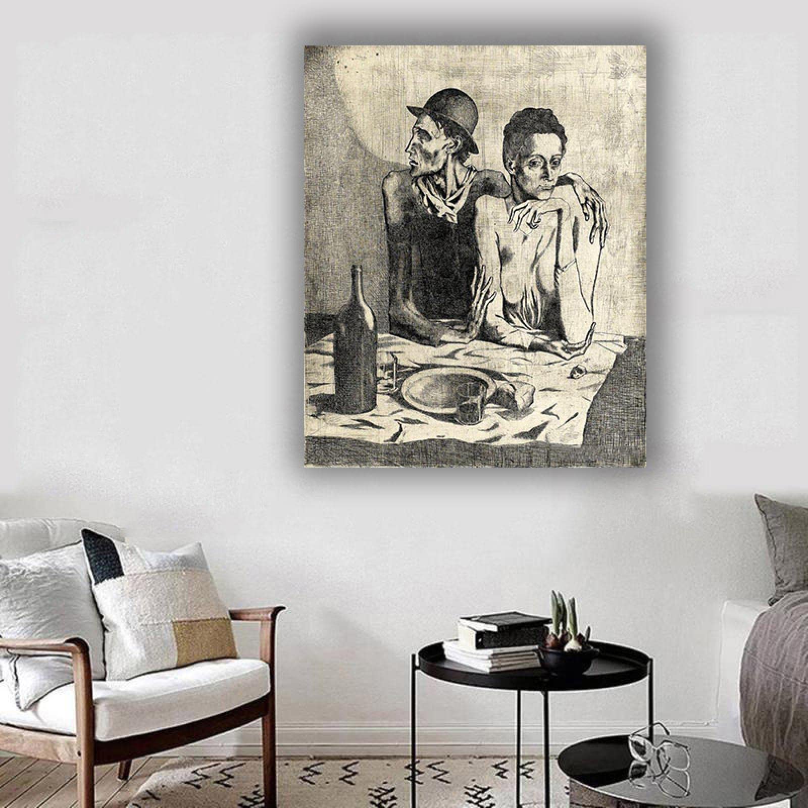 Amazon.co.jp: パブロ・ピカソ「質素な食事」有名なウォールアート