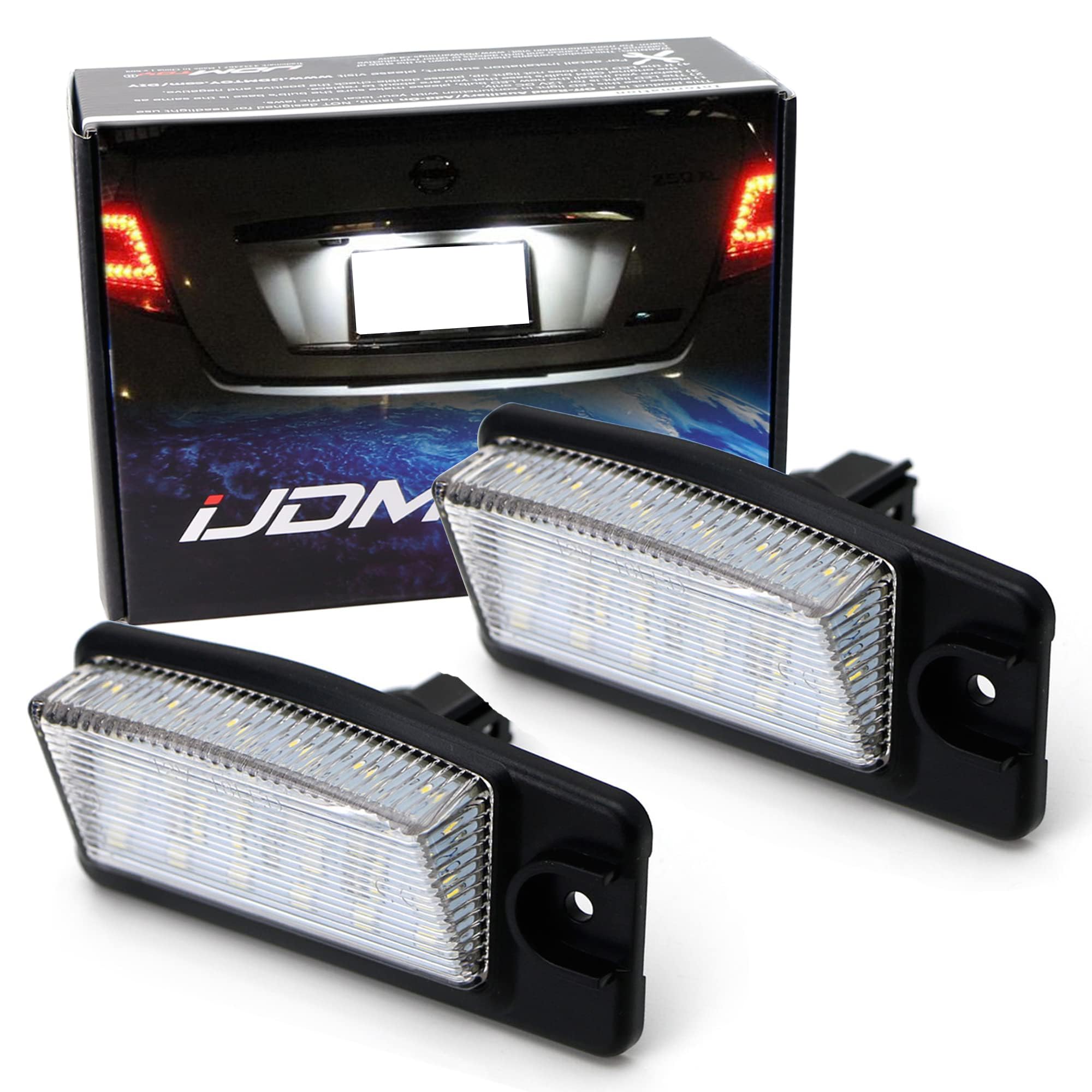 iJDMTOY OEM-Fit 3W Full LED License Plate Light Kit Compatible