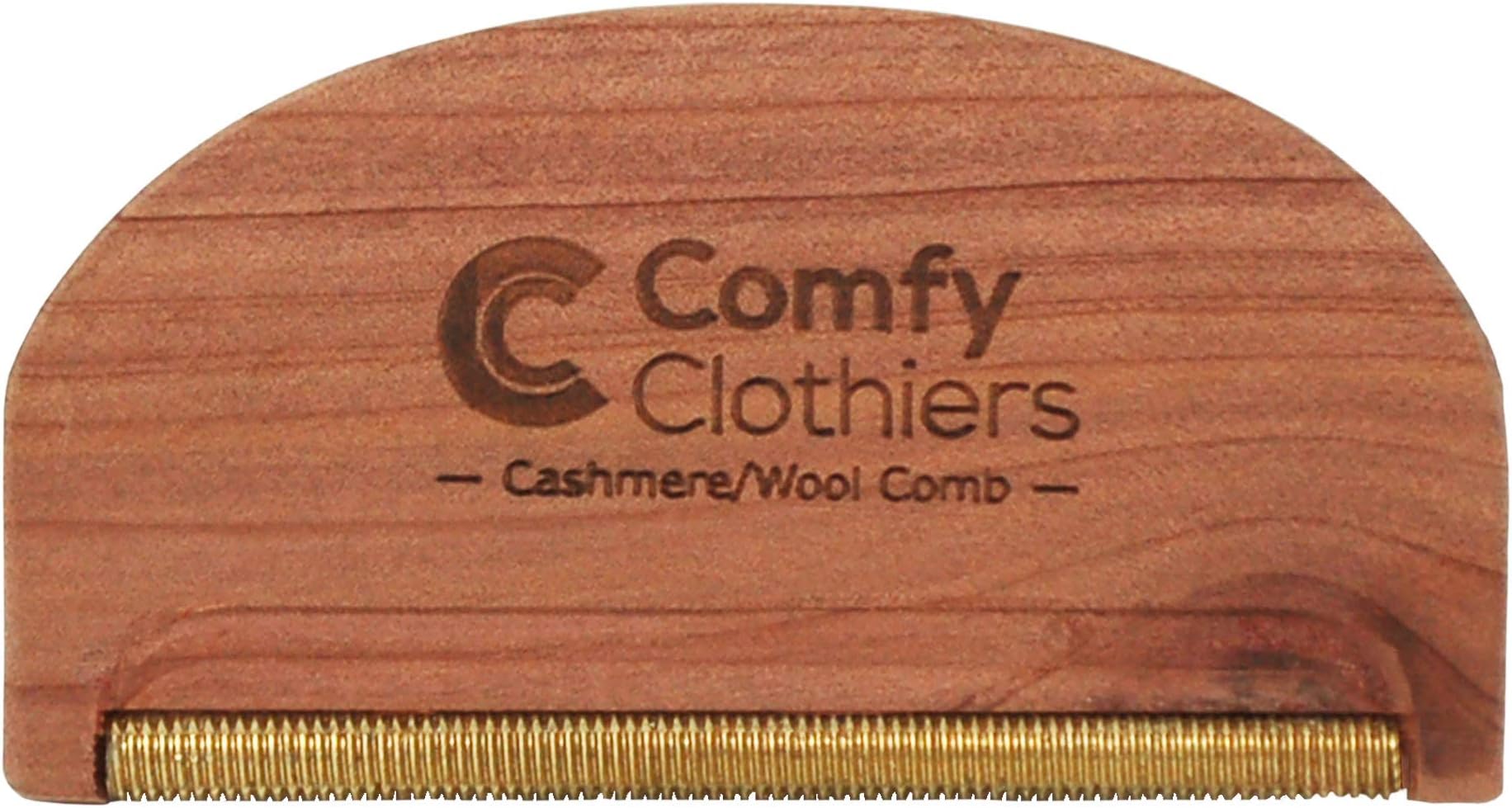 Comfy Clothiers Cedar Wood Sweater Pilling Remover - Multi-Fabric Cashmere Comb - De-Pilling and Lint Removal for Cashmere, Wool, and Other Fabrics - Restore Fine Garments, Sweaters, and Coats