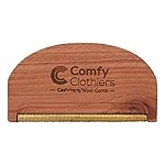 Comfy Clothiers Cedar Wood Sweater Pilling Remover - Multi-Fabric Cashmere Comb - De-Pilling and Lint Removal for Cashmere, Wool, and Other Fabrics - Restore Fine Garments, Sweaters, and Coats
