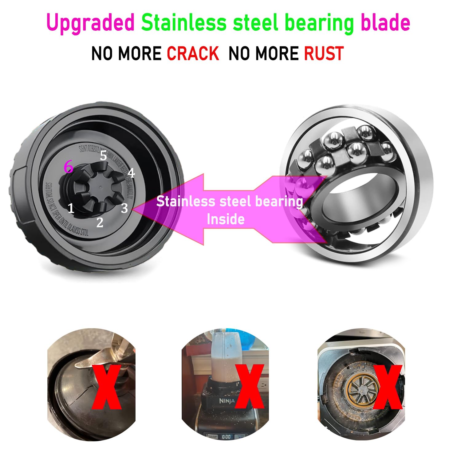 Ninja ブレンダー部品セット Amazon | Nutri Ninja用交換部品 ブレンダーBL660 BL770 BL780