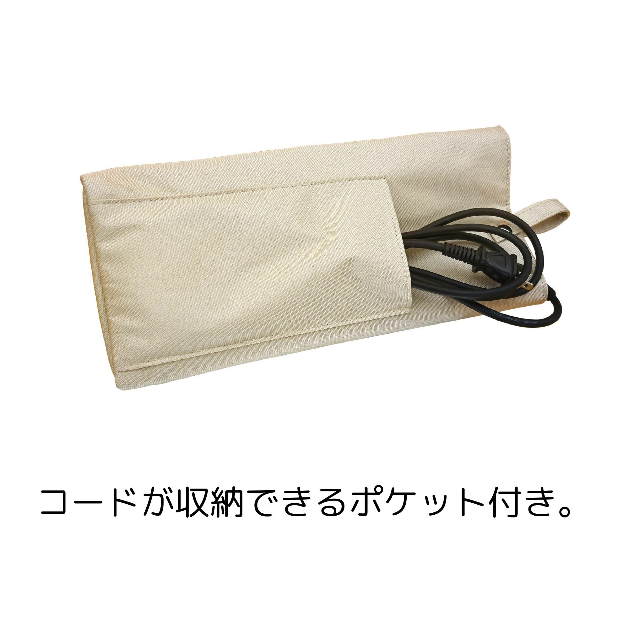 【デイジーブラック】ヘアアイロン専用耐熱ポーチ【ハンドメイド】 81rvCBK-ZHL._UF894,1000_QL80_.jpg