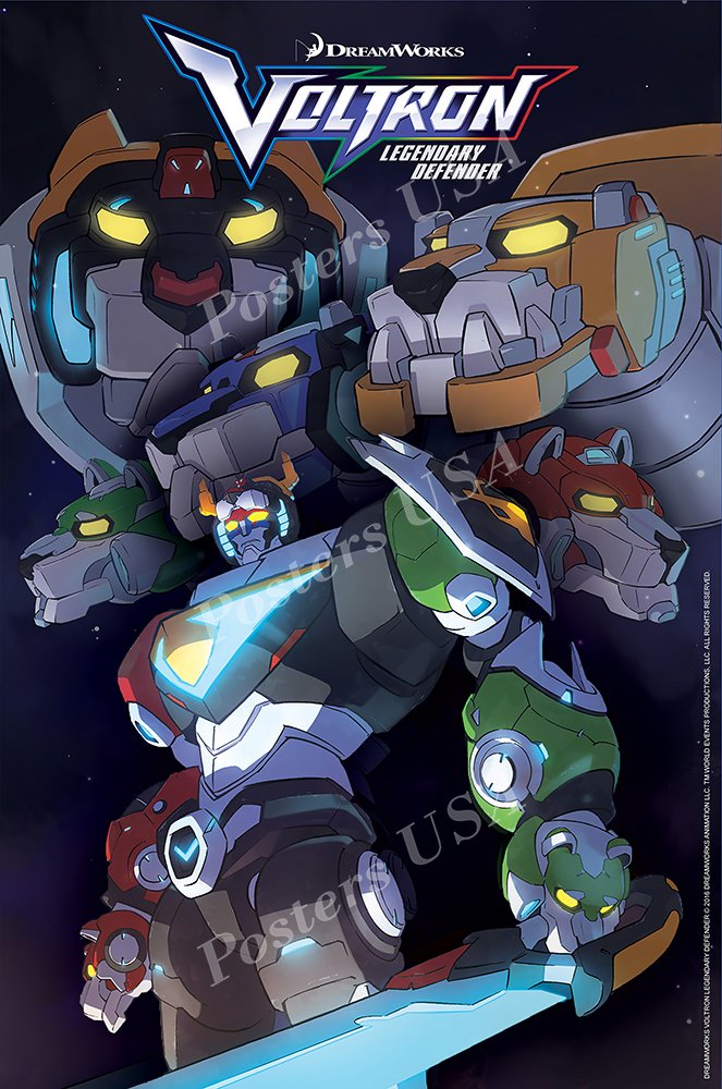 PremiumPrints - Voltron Legendary Defender TV Series Show Poster Glossy Finish Made in USA - TVS439 (16" x 24" (41cm x 61cm))