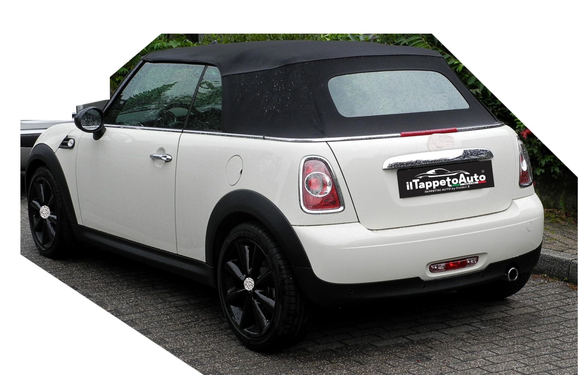 Tappeti in Moquette su misura compatibili con Mini R57 Cabrio dal 2009 al 2016 Limited Edition Carbon Inox