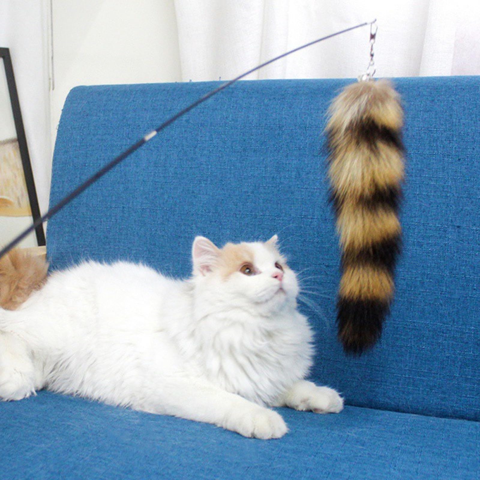 Juguetes para Gatos, Juguetes for Gatos, Varita de Juguete con Plumas for, Campana retráctil for Mascotas, Repuesto Receptor, Producto B(B)