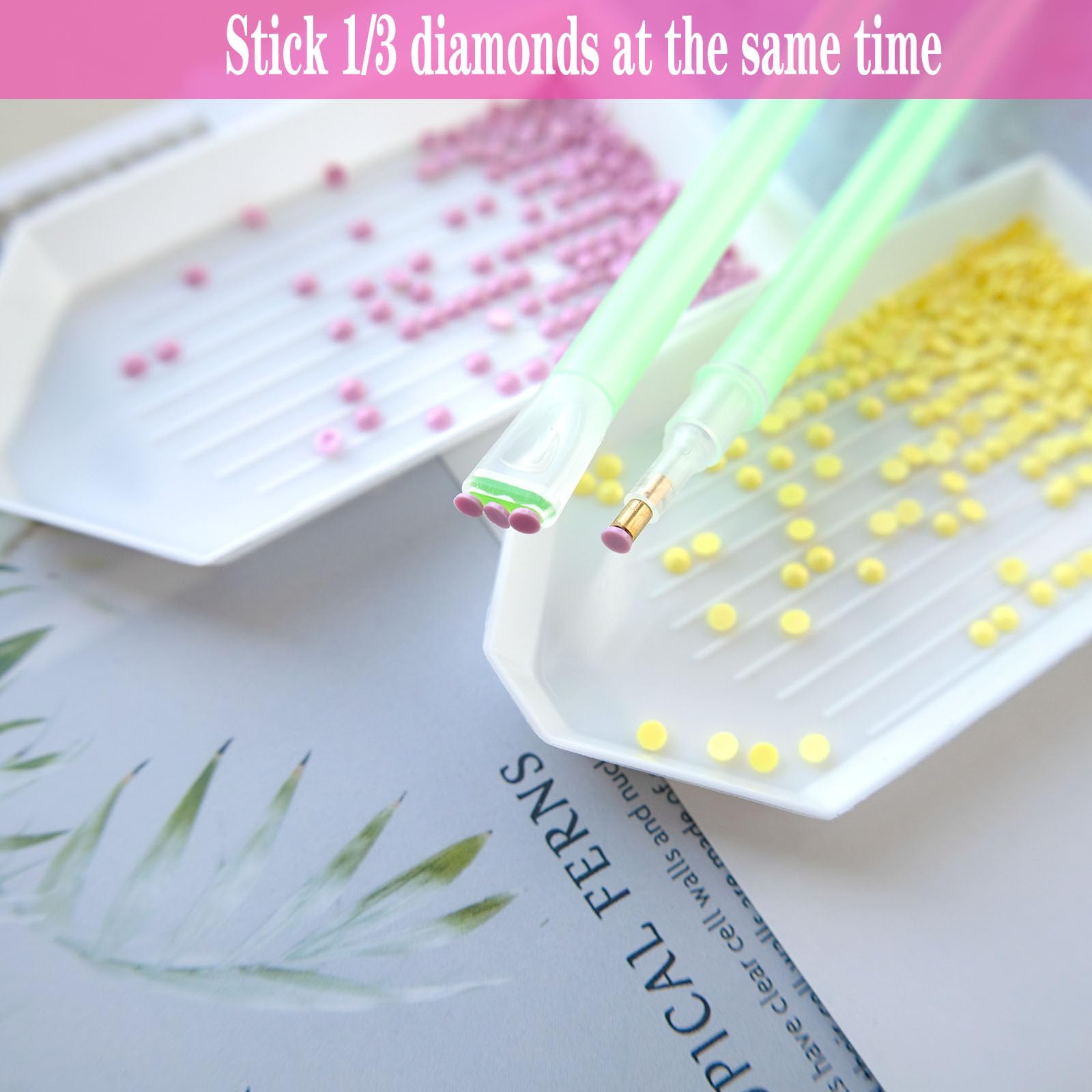 Diamant Schilderen Pennen Kits, AIFUDA Diamond Art Pennen 5D