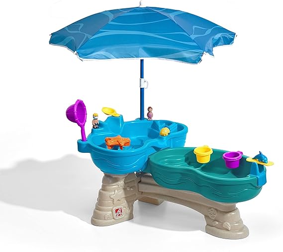 Step2 Spill & Splash Seaway Water Table Kids DualLevel