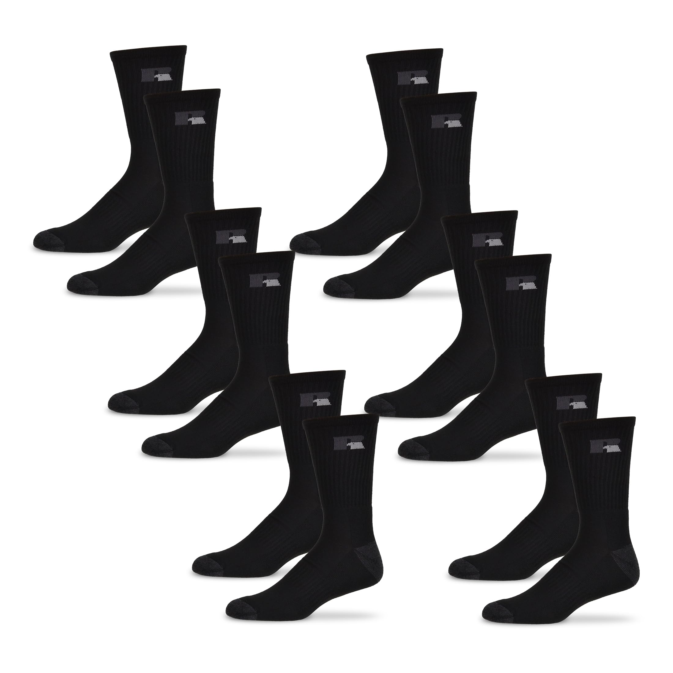 Unisex Russell Athletic Crew Sock 6 Pack-image-17