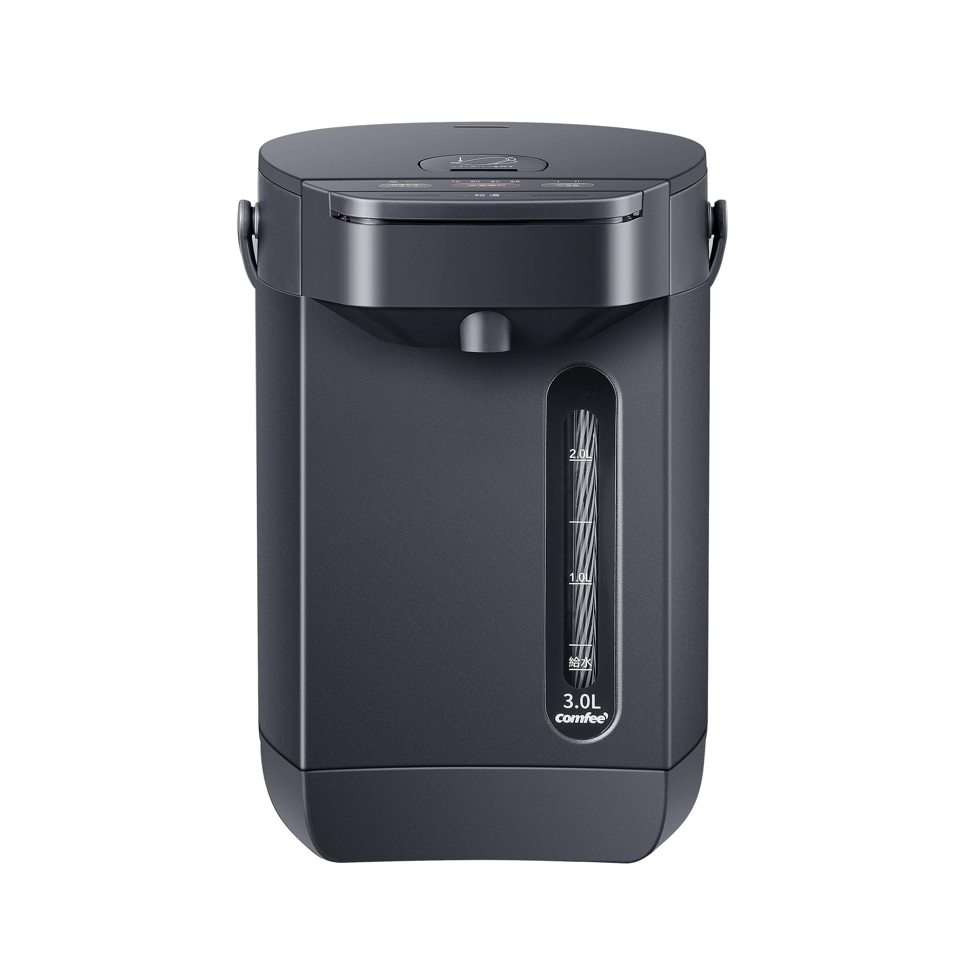 COMFEE' 電気ポット 電動お湯ポット 3L マイコン 保温温度調整 安全ロ…