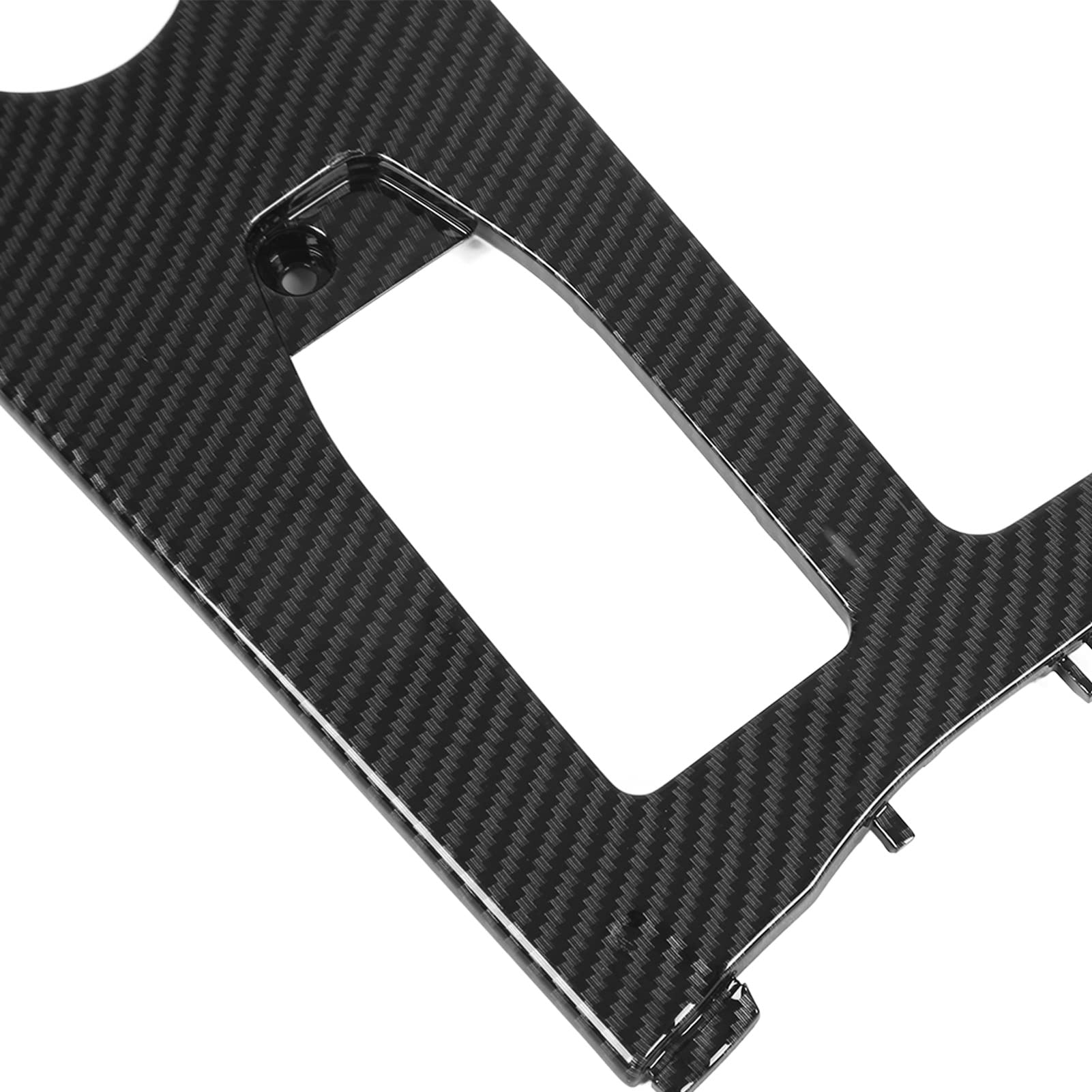 Adhesivos para Portavasos de Consola, Ajuste Perfecto, Fibra de Carbono, Superficie Brillante, Protección contra Arañazos, Consola Central, Portavasos para Coche