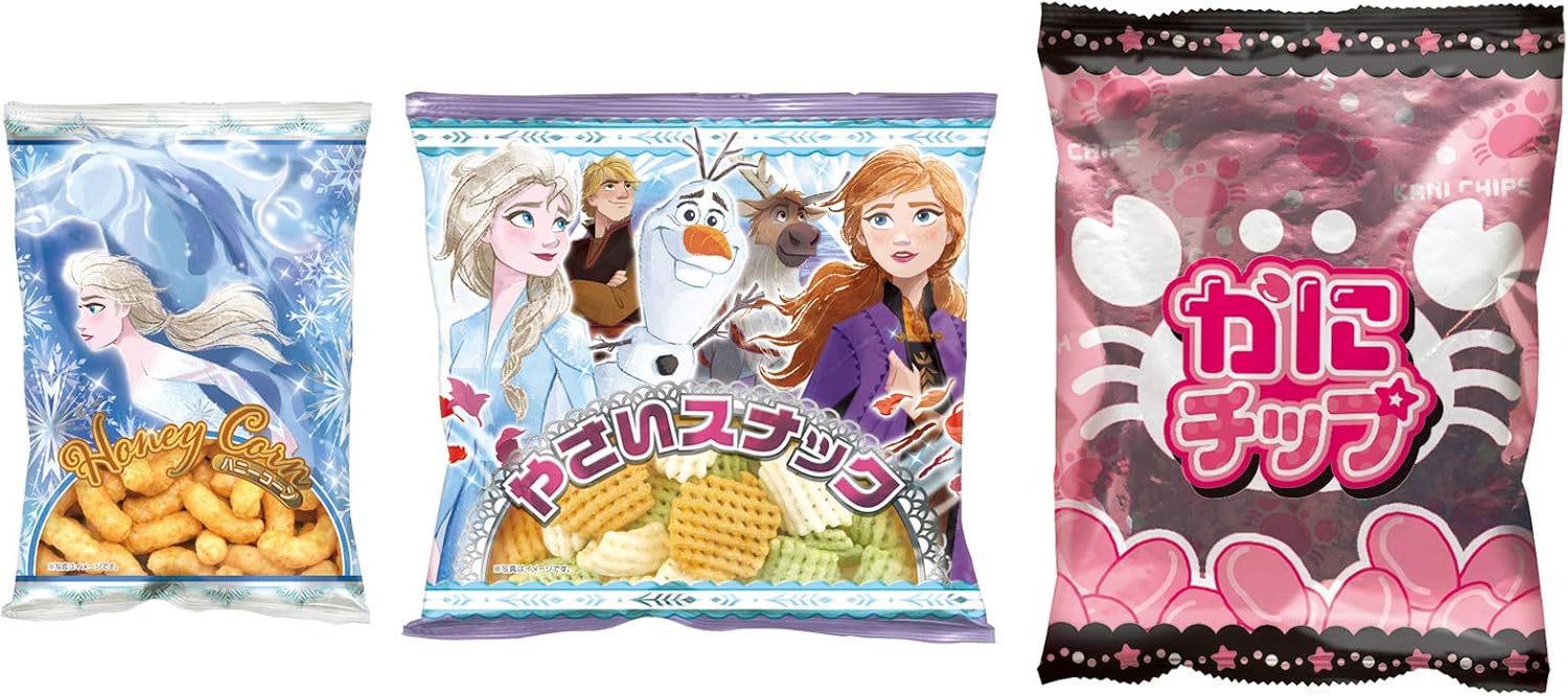 Amazon ハート かぎ付ケース アナと雪の女王 菓子3種入 ハート スナック菓子 通販
